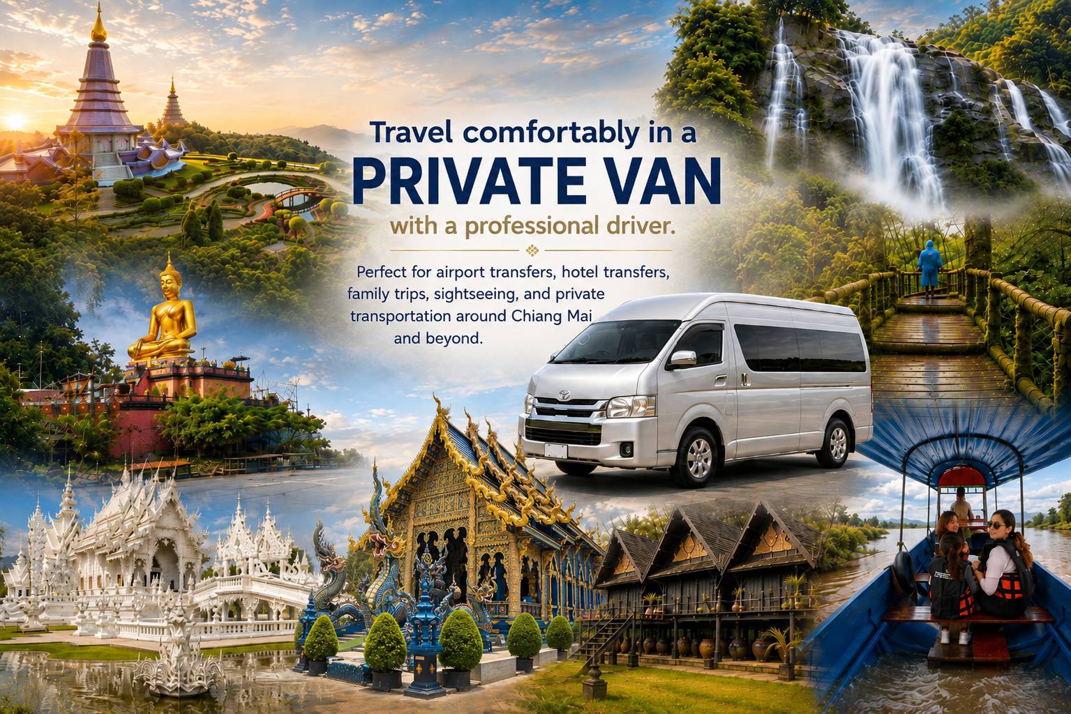 Private Van with Driver Chiang Mai